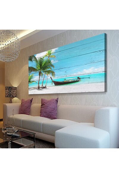 ALAYRA International لوحات جدارية قماشية من ALAYRA، صور مناظر بحرية، ديكور من...