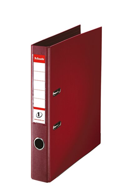 Esselte Biblioraft No.1 Power, PP/PP, partially recycled, FSC certified, A4, 50 mm, burgundy
