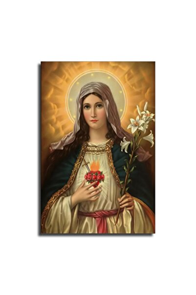 ALAYRA International ملصق مطبوع على قماش من ALAYRA، صورة ليسوع الكاثوليكي، صو...