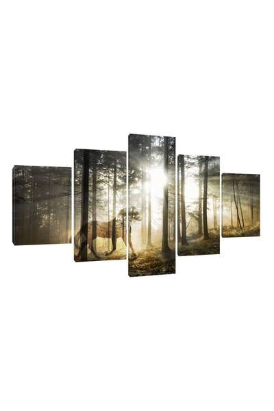 ALAYRA International ALAYRA Double Exposure Print Artwork Wall Art Decor for ...