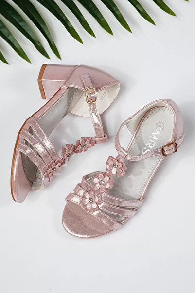 Zaira Ροζ σανδάλια για κορίτσια από οικολογικό δέρμα Alina #21943 - 35