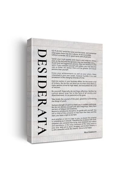 ALAYRA International ملصق جداري مطبوع عليه اقتباس من قصيدة "ديزيديراتا" للكات...