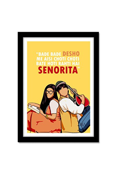 ALAYRA International ALAYRA DDlj Movie Dialog Shah Rukh khan Poster Frame Pop...