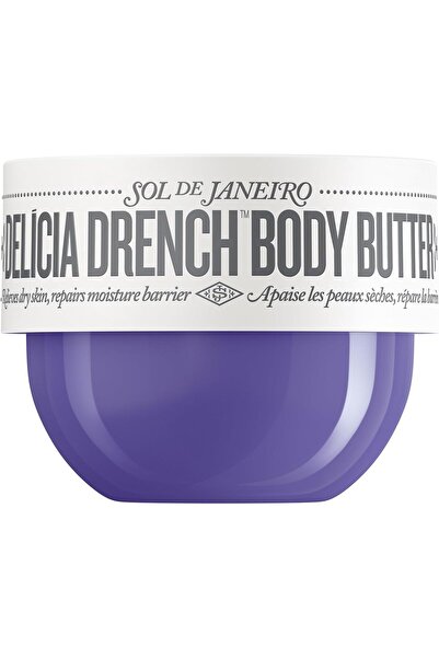 Sol De Janeiro Mini Delícia Drench Body Butter for Intense Moisture and Skin Barrier Repair