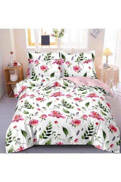 Noon East 6-piece microfiber duvet cover set, 160x220 cm duvet, 120x200+30 cm...