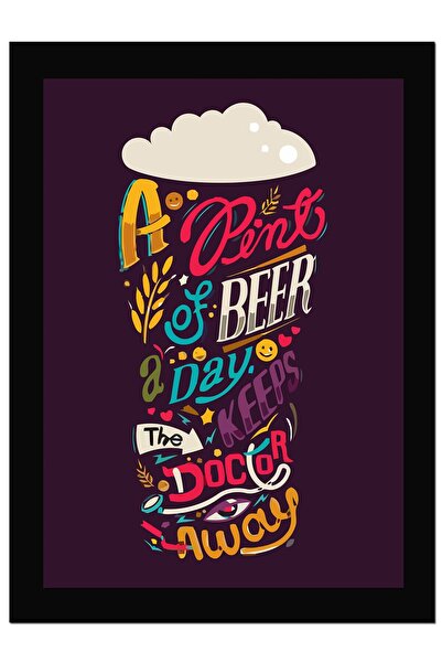 ALAYRA International ألايرا - ملصق حائط مؤطر عليه اقتباسات مضحكة من حانات الب...