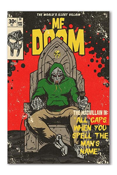 ALAYRA International ALAYRA Doom Poster Home Decor Rapper Posters Hd Canvas M...