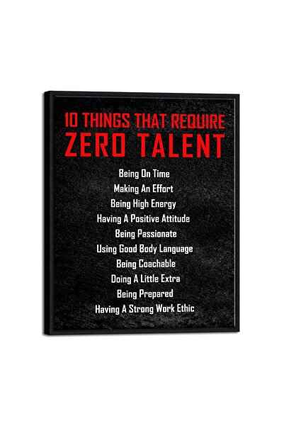 ALAYRA International لوحة قماشية كبيرة الحجم بإطار أسود، تحمل عنوان "عشرة أشي...