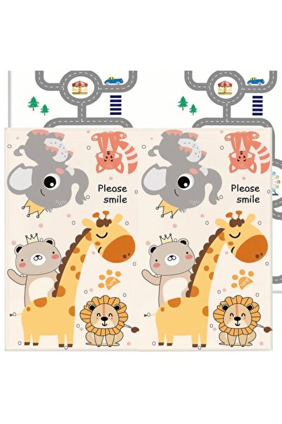 mavio Covoras de joaca termic, grosime 1 cm, doua fete, pliabil, material non-toxic