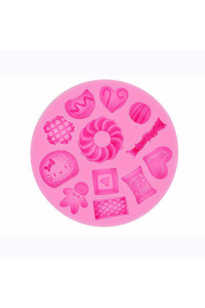 Choice1 قالب سيليكون على شكل حلوى صغيرة وردية اللون على شكل آيس كريم، مصنوع م...