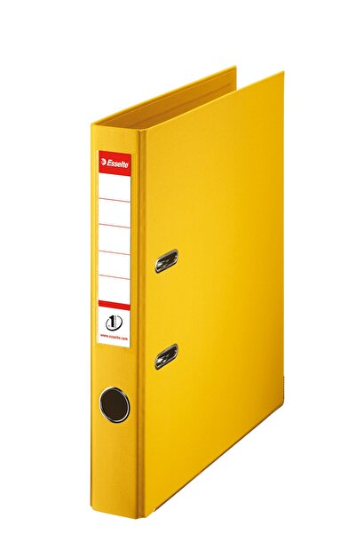 Esselte Biblioraft No.1 Power, PP/PP, partially recycled, FSC certified, A4, 50 mm, yellow