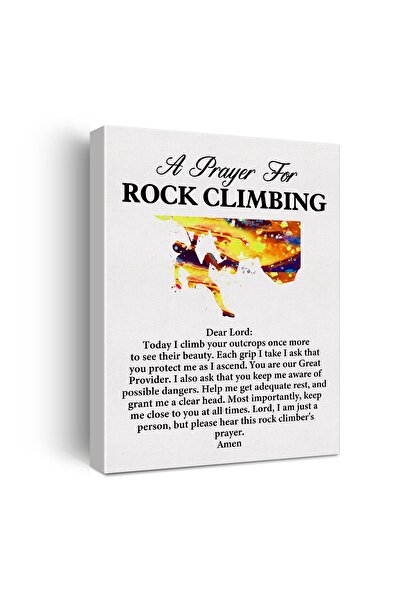 ALAYRA International ملصق جداري مطبوع عليه اقتباس من دعاء متسلقي الصخور، مناسب لتزيين المكتب والمنزل - متسلقو الصخور