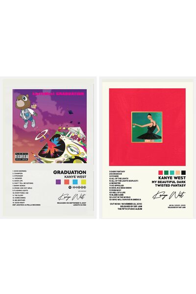 ALAYRA International ALAYRA A Set of 2 Graduation Posters My Beautiful Dark T...