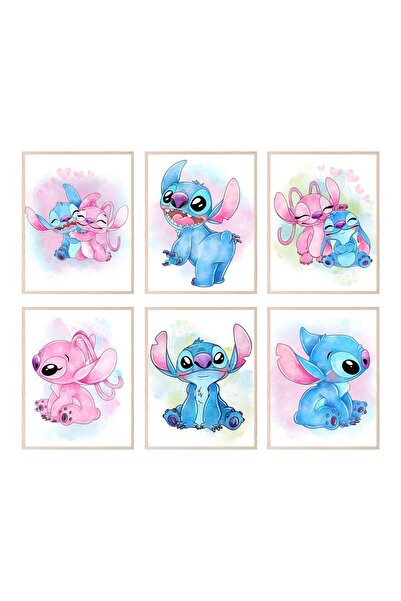 ALAYRA International ملصق ألايرا ليلو وستيتش - ديكور غرفة ستيتش، ديكور غرفة نوم ستيتش، ديكور حائط ستيتش، ستيتش