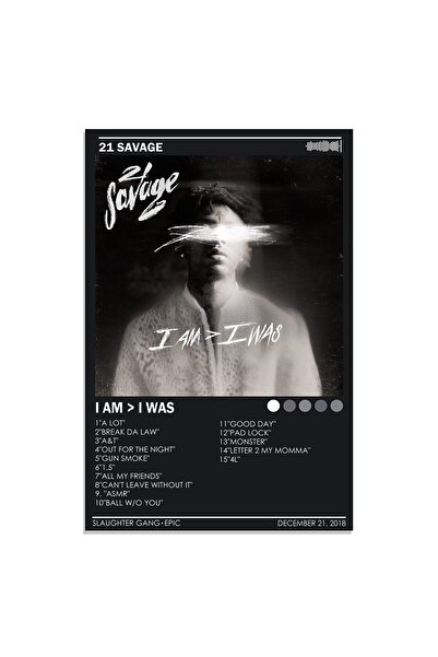 ALAYRA International ملصق ألايرا و21 سافاج، غلاف ألبوم "أنا كنت"، لوحات جداري...