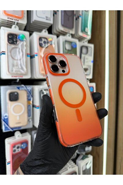 SOYLU MİX İphone 16 Pro Max Fosforlu Mat Geçişli Magsafe Hızlı Şarj Destekli