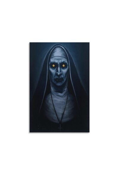 ALAYRA International ملصق فيلم الرعب "الراهبة" من ألايرا، لوحة جدارية قماشية،...