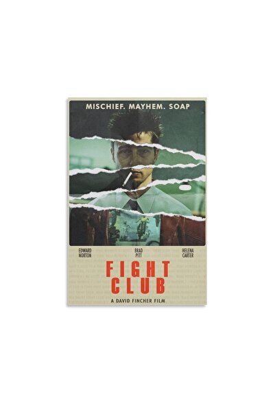 ALAYRA International ALAYRA Movie Poster Fight Club Art Print Wall Poster Can...