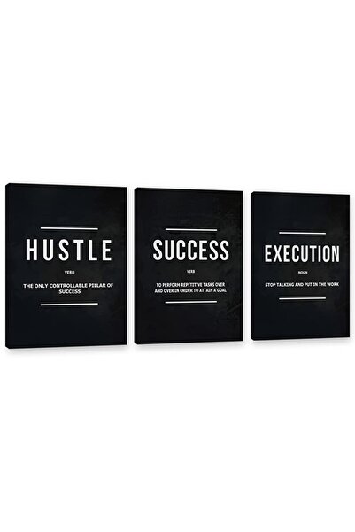 ALAYRA International لوحة جدارية تحفيزية سوداء من قماش الكانفاس من ALAYRA، دي...