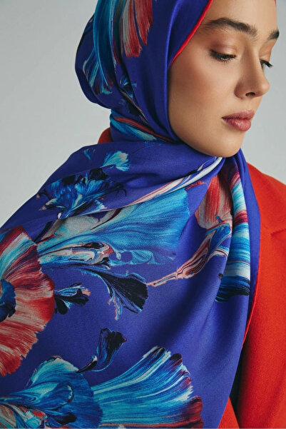 Maisa Shems Cotton Silk Shawl 70X190 cm -Saks
