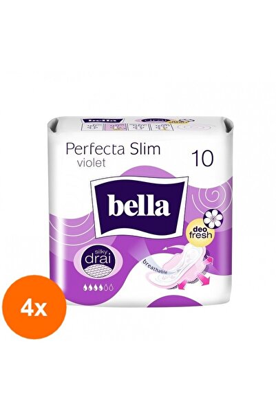 Bella Set of 4 x 10 Absorbents Perfecta Violet Deo