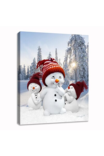 ALAYRA International ألايرا - لوحة جدارية فنية لرجل الثلج السعيد - ملصق شتوي ...