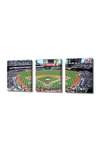 ALAYRA International لوحات جدارية مطبوعة على قماش من ثلاث قطع من ALAYRA، مستو...