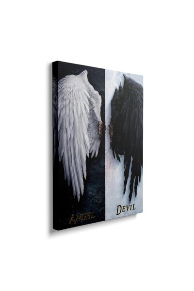 ALAYRA International لوحة جدارية مؤطرة من تصميم ألايرا بورميستون، تصور ملاكًا...