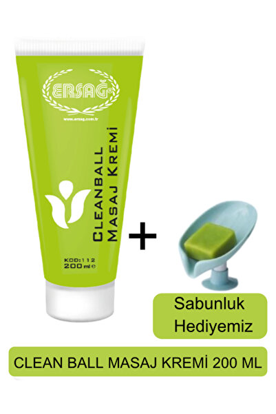 Ersağ ERSAG Cleanball Masaj Kremi 200 Ml + ( Sabunluk Hediyemiz ) 224-20