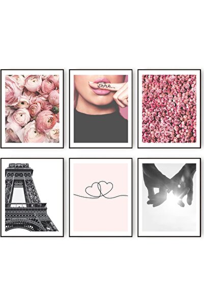 ALAYRA International لوحات جدارية مطبوعة من ALAYRA، ديكور باريسي لغرفة النوم،...