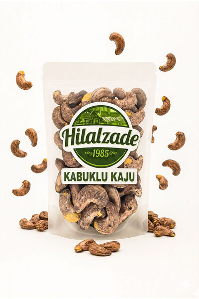 Hilalzade Kavrulmuş Zarlı Kaju Yeni Mahsül Lüks Kavrulmuş Zarlı Kaju İçi Kuru...