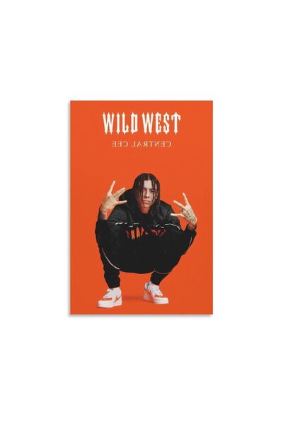 ALAYRA International ألايرا سنترال سي وايلد ويست 2021 ملصق قماشي لوحة فنية جد...