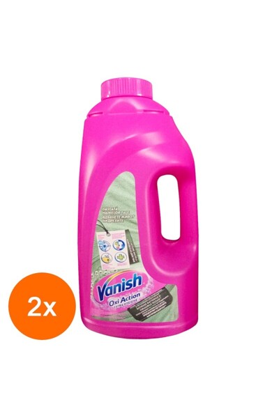 Vanish Set of 2 x Extra Hygiene Stain Removal Solution 1.88 l