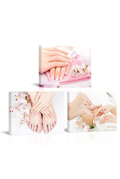 ALAYRA International لوحات جدارية لصالون تجميل ألايرا، صور مانيكير للأظافر وا...