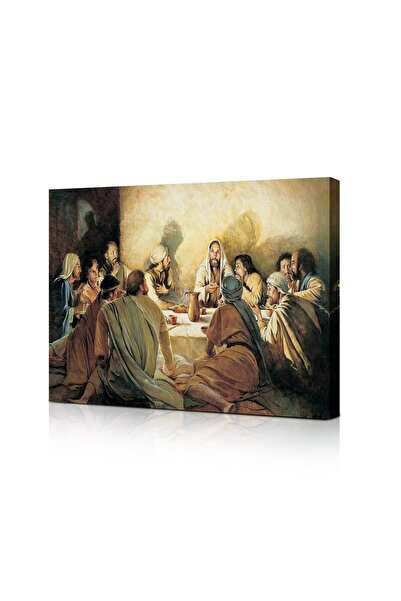 ALAYRA International ALAYRA Jesus Christ Canvas Wall Art The Last Supper Modern Religious God Poster HD Framed Print