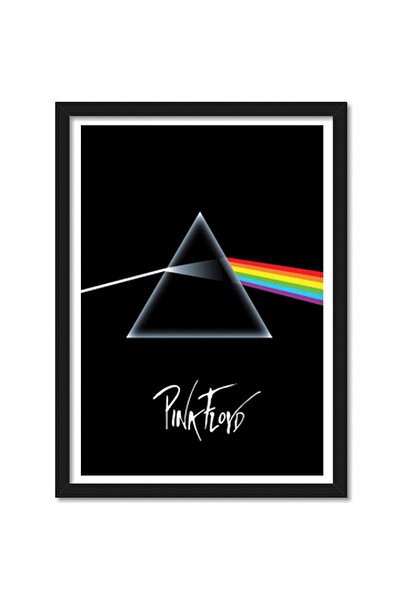 ALAYRA International ALAYRA Pink Floyd Acrylic Glass Framed Poster 10 x 13 In...