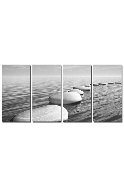 ALAYRA International ألايرا - لوحة جدارية من قماش الزن، لوحة جدارية هادئة ومر...