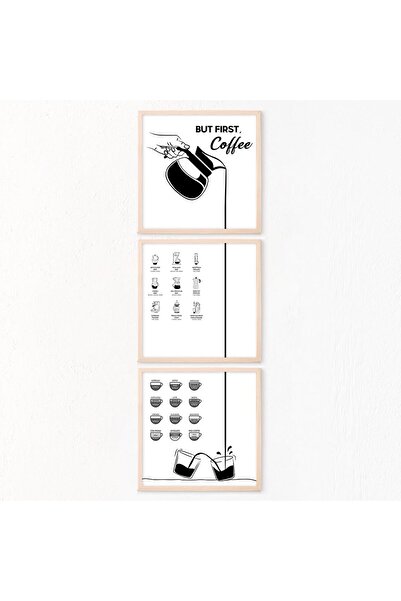 ALAYRA International ALAYRA With Frame Original Pour Coffee Wall Art But Firs...