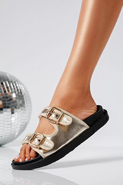 Zaira Papuci dama aurii din piele ecologica Ayala #22067