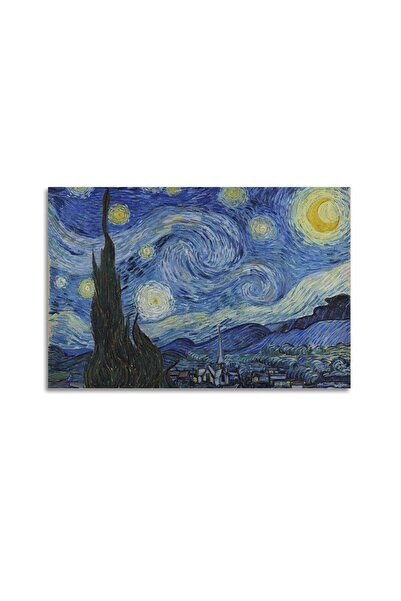 ALAYRA International ملصق ألايرا "ليلة النجوم" - ملصق فان جوخ الفني - ملصق فن...