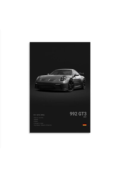 ALAYRA International ملصق سيارة ألايرا، ملصقات 911 GT3RS، فن جداري لسيارات ال...