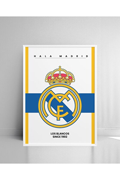 ALAYRA International ALAYRA Real Madrid Football Club Framed Poster For Room ...