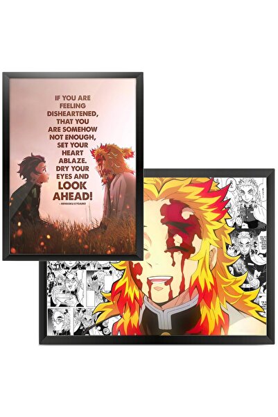 ALAYRA International ALAYRA - Demon Slayer A4 Size Posters Combo (With Frame)...