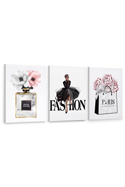 ALAYRA International ALAYRA Framed Women Fashion Canvas Wall Art for Girls Be...
