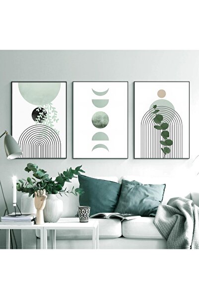 ALAYRA International مجموعة صور تجريدية حديثة بخطوط هندسية من ALAYRA، مناسبة لغرفة المعيشة وغرفة النوم، ورق جدران ملصق