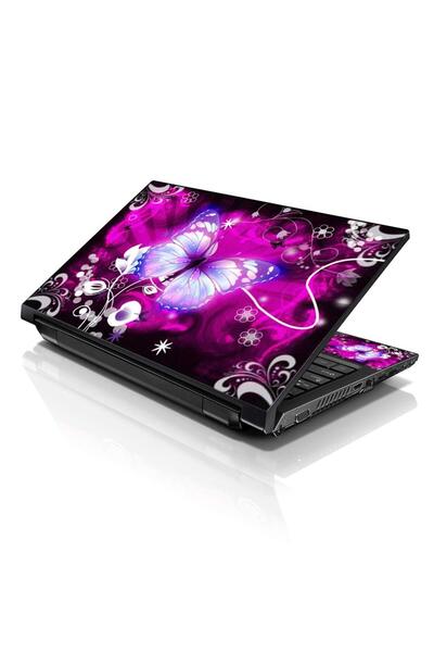 ALAYRA International ALAYRA Laptop 17-17.3" Skin with Colorful Purple Butterf...