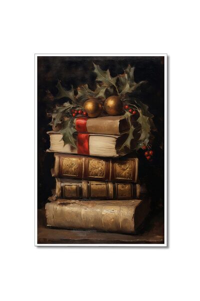 ALAYRA International لوحة جدارية قماشية عتيقة من ALAYRA، صور فنية ريفية لكتب ...