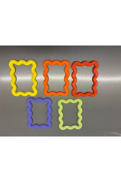 Edoka Tasarım 5'li Set Renkli İnstax Magnetli Fotoğraf Çerçevesi