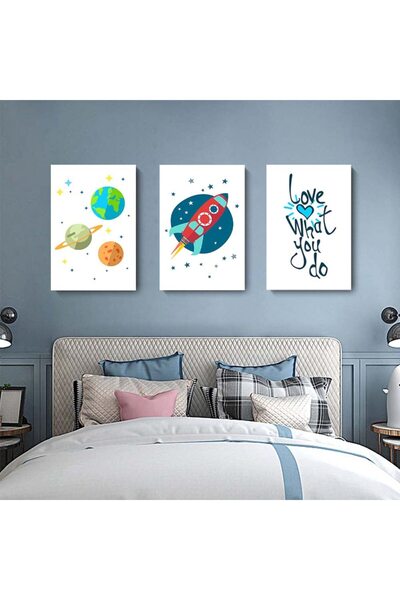 ALAYRA International ALAYRA Space Themed Wall Art, Inspirational Quotes Outer...