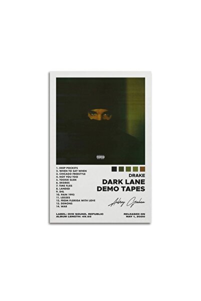 ALAYRA International ملصق ألايرا دريك، غلاف ألبوم أشرطة تجريبية من دارك لين، ...